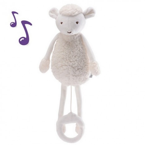 Simeon Le Mouton Peluche Boite A Musique Doudou Avec Berceuse Bebe