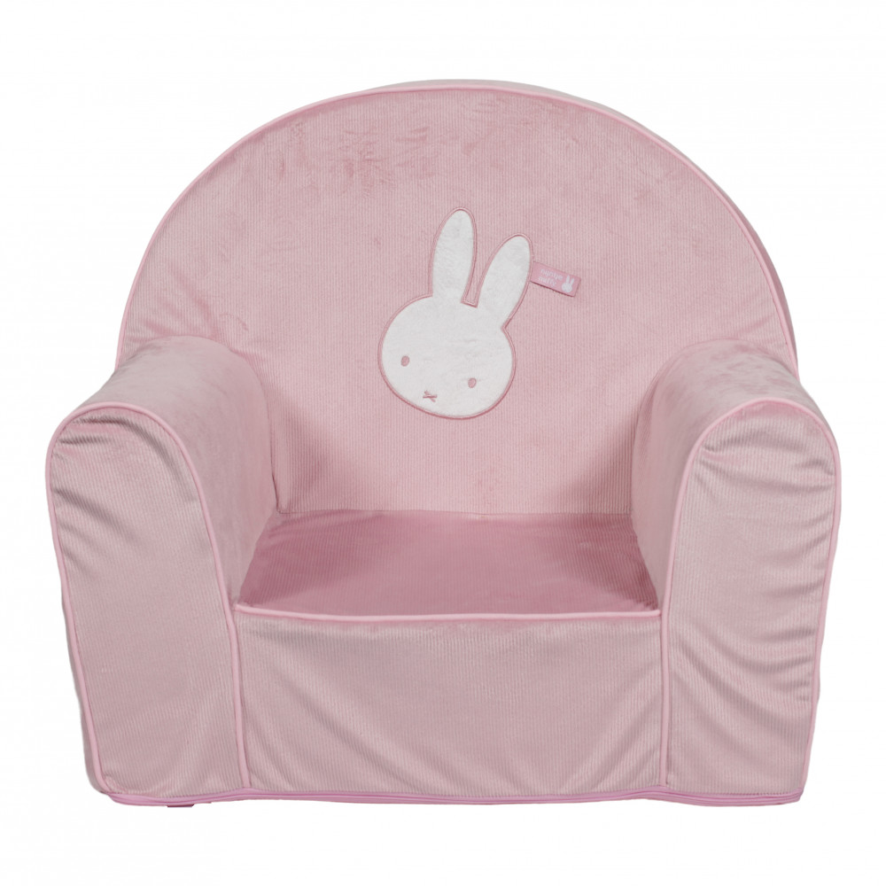 Fauteuil Pour Bebe Miffy Velours Cotele Rose