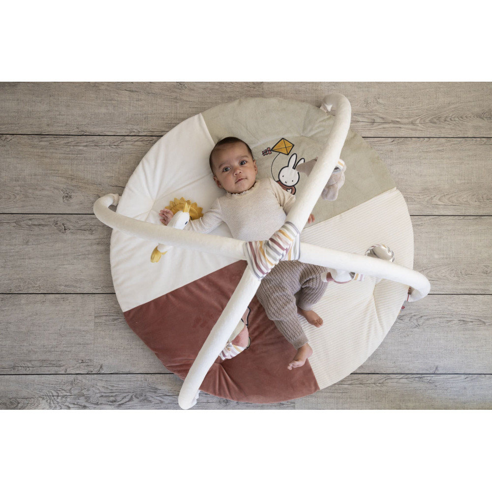 Grand tapis mousse bébé multicolore pliable – 200x150cm ép. 2cm – ignifugé  - Mikad'Oz