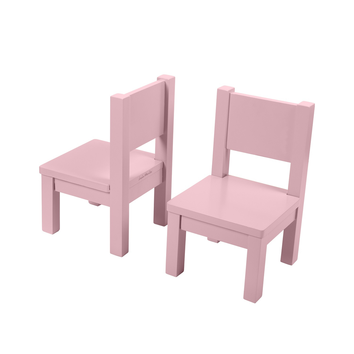 Ma première chaise, chaise enfant bois massif design coloris rose