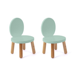 Set of 2 - My first Chair Ovaline- White