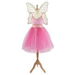 Robe de fée - Noa - Rose - 3-4 ans