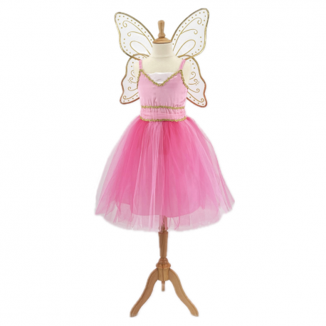 Robe de fée - Noa - Rose - 3-4 ans