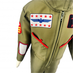 Costume de pilote d'avion 3-4 ans