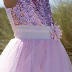 Robe de princesse - Emma- 5-7 ans - Rose