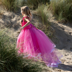 Robe de princesse - Rose- 5-7ans 