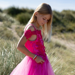 Robe de princesse - Rose- 5-7ans 