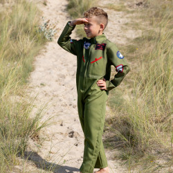 Costume de pilote d'avion 5-7 ans