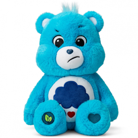 Peluche Bisounours - TOURONCHON - 30cm - Bleu