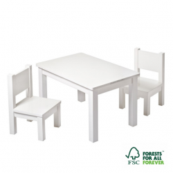 Bundle First Table + 2 Chairs - Blue