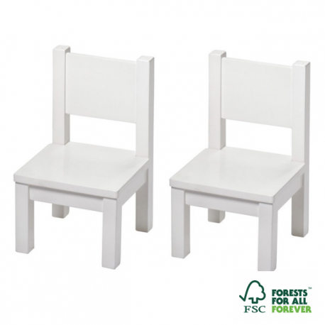 My first Chair x 2 - White