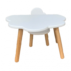 Ensemble Ovaline - Table et Chaises enfant 1-4 ans - Blanc