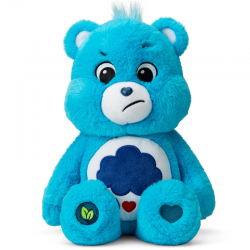 Peluche Bisounours - TOURONCHON - 30cm - Bleu